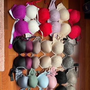 Victoria Secret Bras 34DD “LOT of 18” Very Sexy